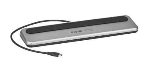 Eaton USB-C Triple Display Dock, 4K60Hz HDMI, 8K DP, 100W PD, Gigabit Ethernet