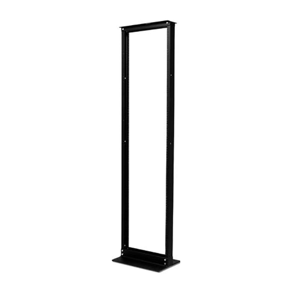 APC NetShelter AR201 45U 2-Post Rack, Black, #12-24 Threaded, EIA-310E