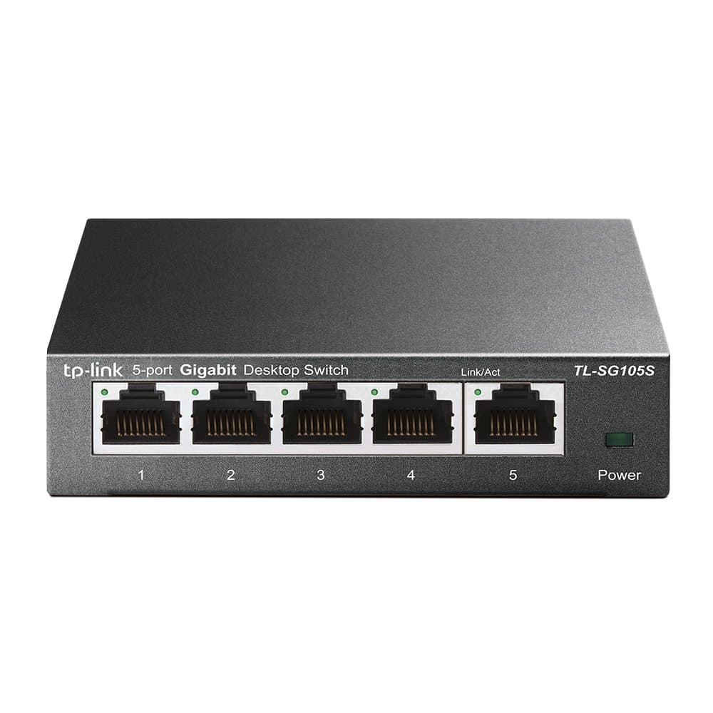 TP-Link 5-Port Gigabit Desktop Switch, 10/100/1000 Mbps, Wall Mount
