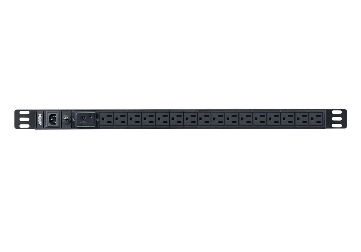 ATEN PE0116SA Basic PDU, 16 Outlet NEMA 5-15R, 15A, 100–240V