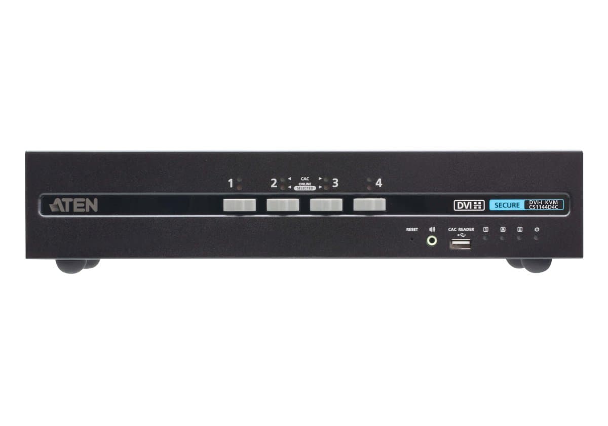 ATEN 4-Port USB DVI Dual Display KVM Switch, 3840×2160, 4K, USB/DVI, PSD PP v4.0