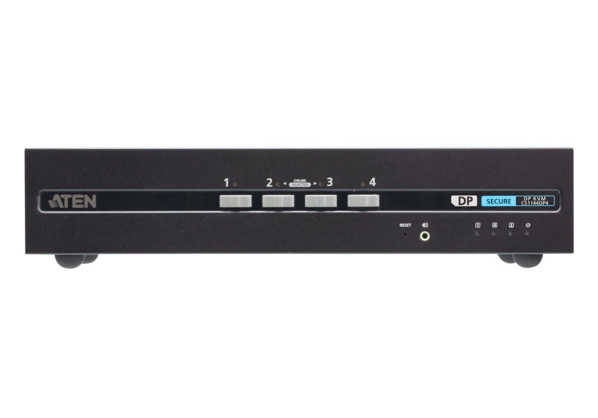 ATEN CS1144DP4, Secure KVM Switch, 4-Port USB/DisplayPort, 4K (3840×2160)