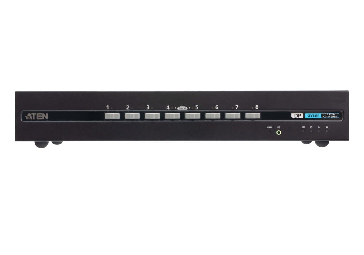 8-PORT USB DP DUAL DISPLAY PP4.0 SECURE KVM