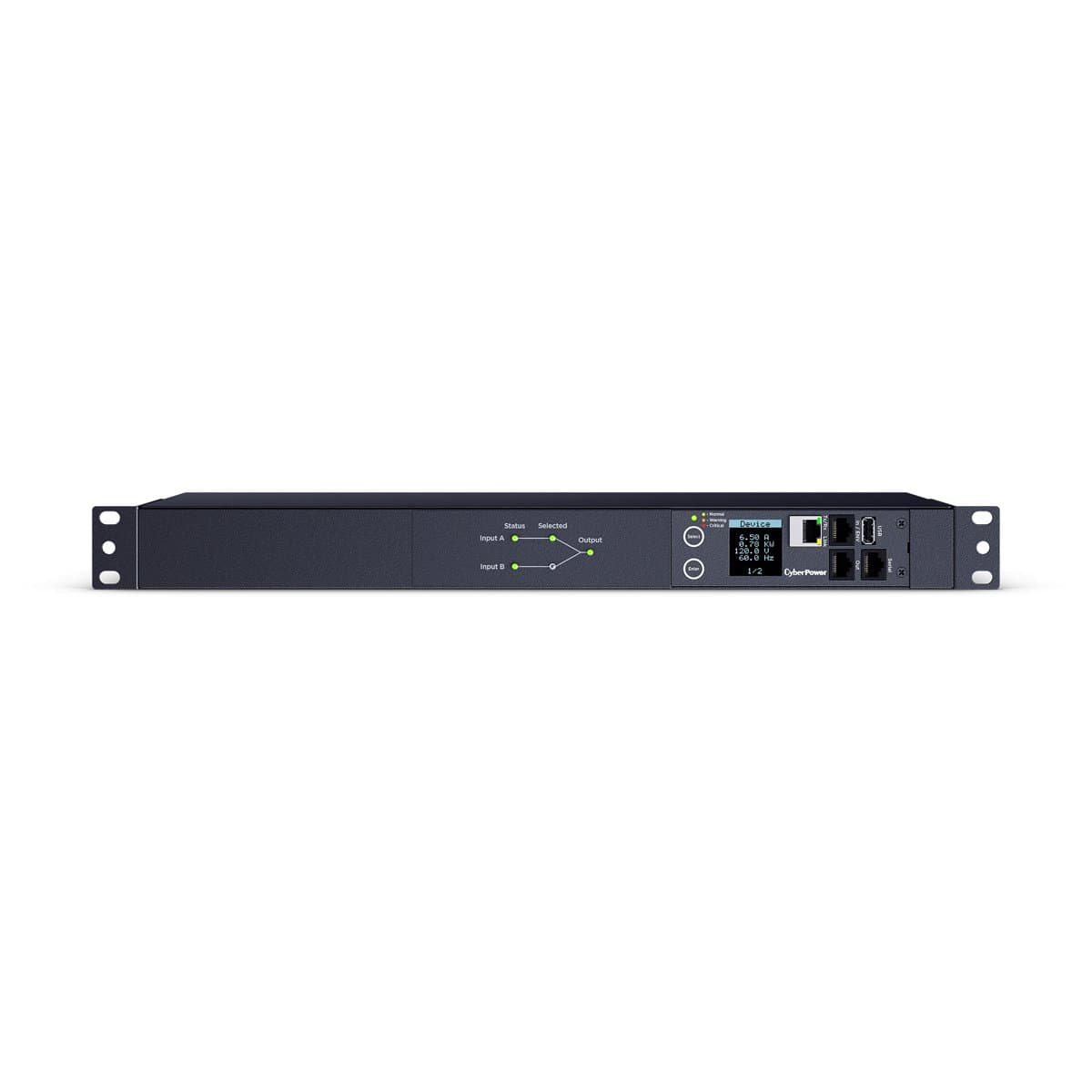 CyberPower PDU44001, Switched ATS PDU, 15A 120V, 1U, 10 Outlets