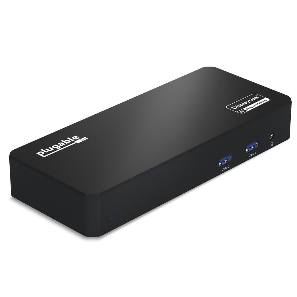 Plugable UD-6950PDZ, Triple 4K Display, 60W Power Delivery, 6× USB-A 5Gbps, Gigabit Ethernet