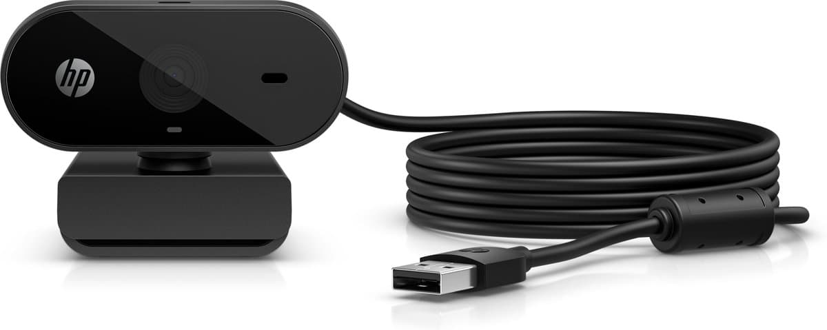 HP 325 FHD USB Webcam, 5MP, 1920×1080, 30fps, Auto-Focus