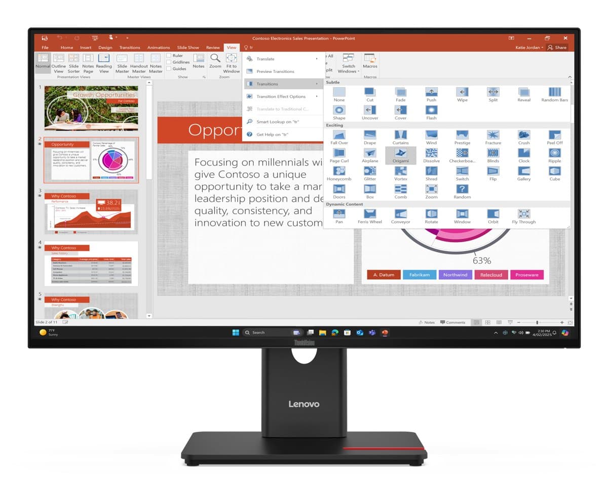 Lenovo T27-40(D25270ft0) 27 Monitor-HDMI