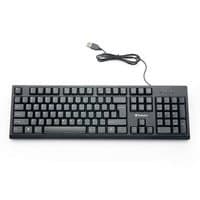 Verbatim 70735, Full-Size Wired Keyboard, USB, QWERTY, Black