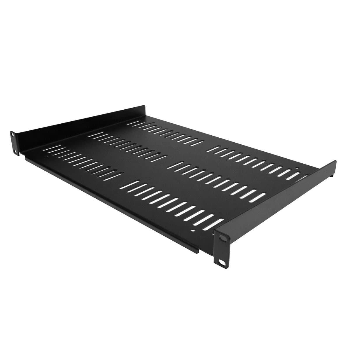 StarTech 1U Rack Shelf, 12in Cantilever, 55 lb Capacity, 19in Rails