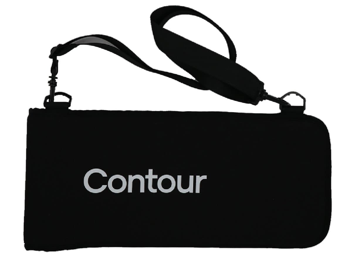 Contour Design Universal Sleeve, RollerMouse/Keyboard, Removable Strap, Black