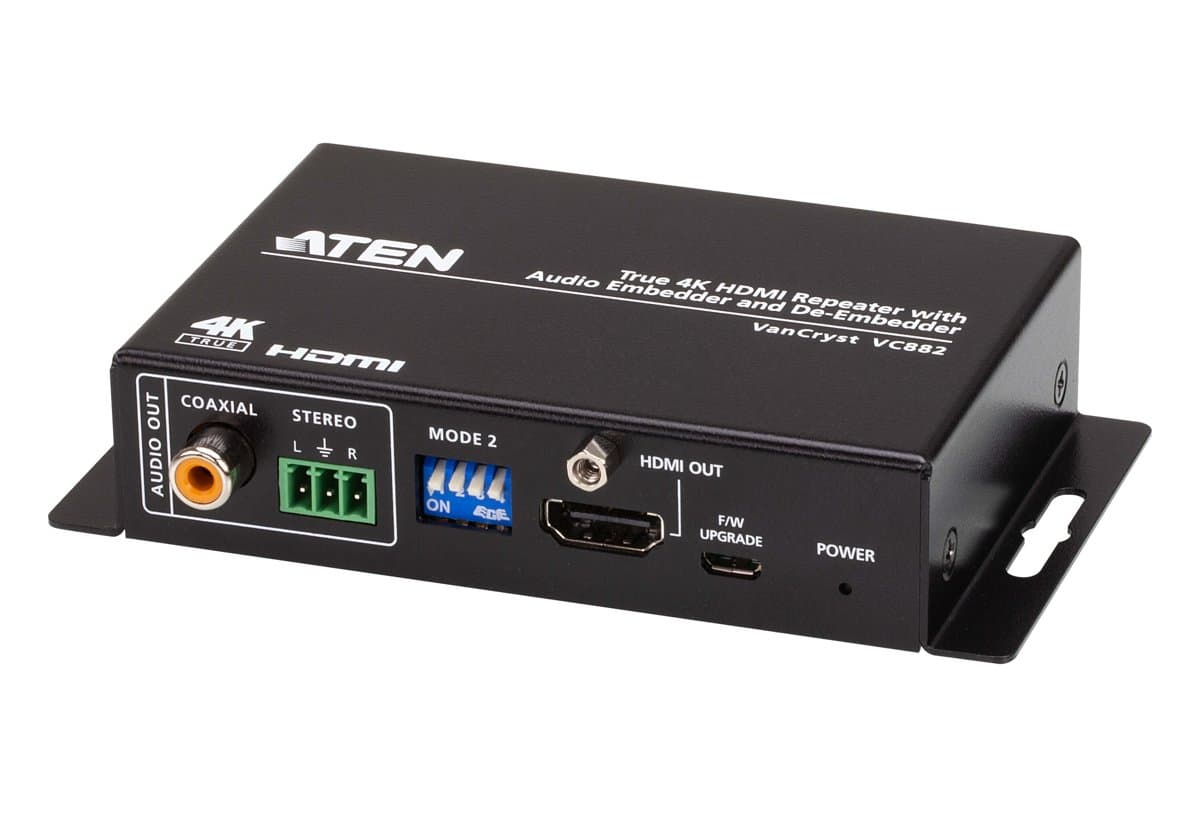 TRUE 4K HDMI REPEATER W AUDIO EMBEDDER