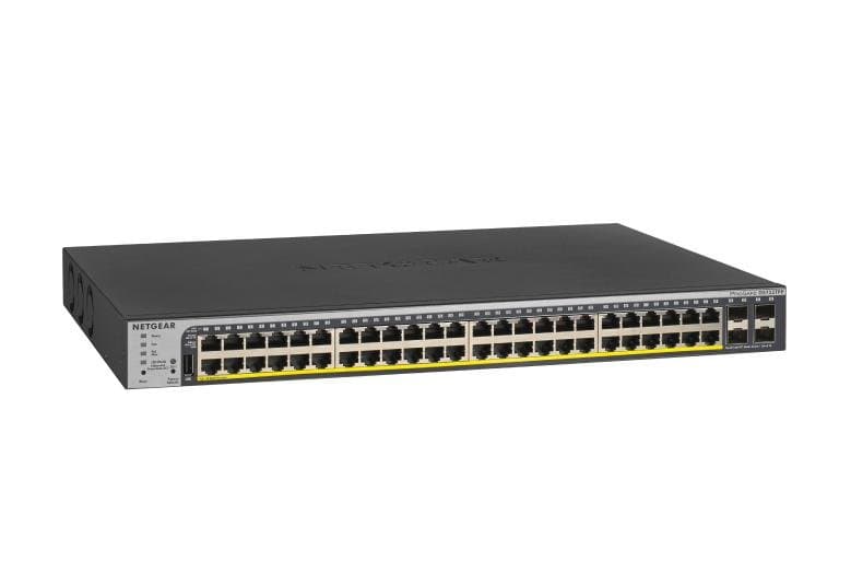 Netgear GS752TPP, 48-Port Managed Gigabit Switch, PoE+, 1U Rack