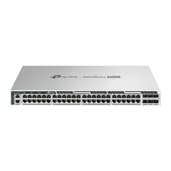 TP-Link Omada 48P Gig L3 Stack 6X 10G Stackable L3 Managed Switch With 6
