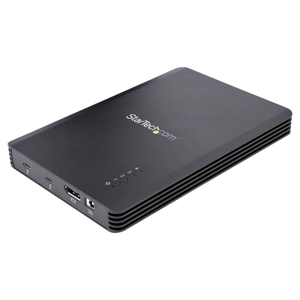 StarTech 4-Bay Thunderbolt 3 NVMe Enclosure, M.2 PCIe SSD, 40Gbps, 72W Power Supply