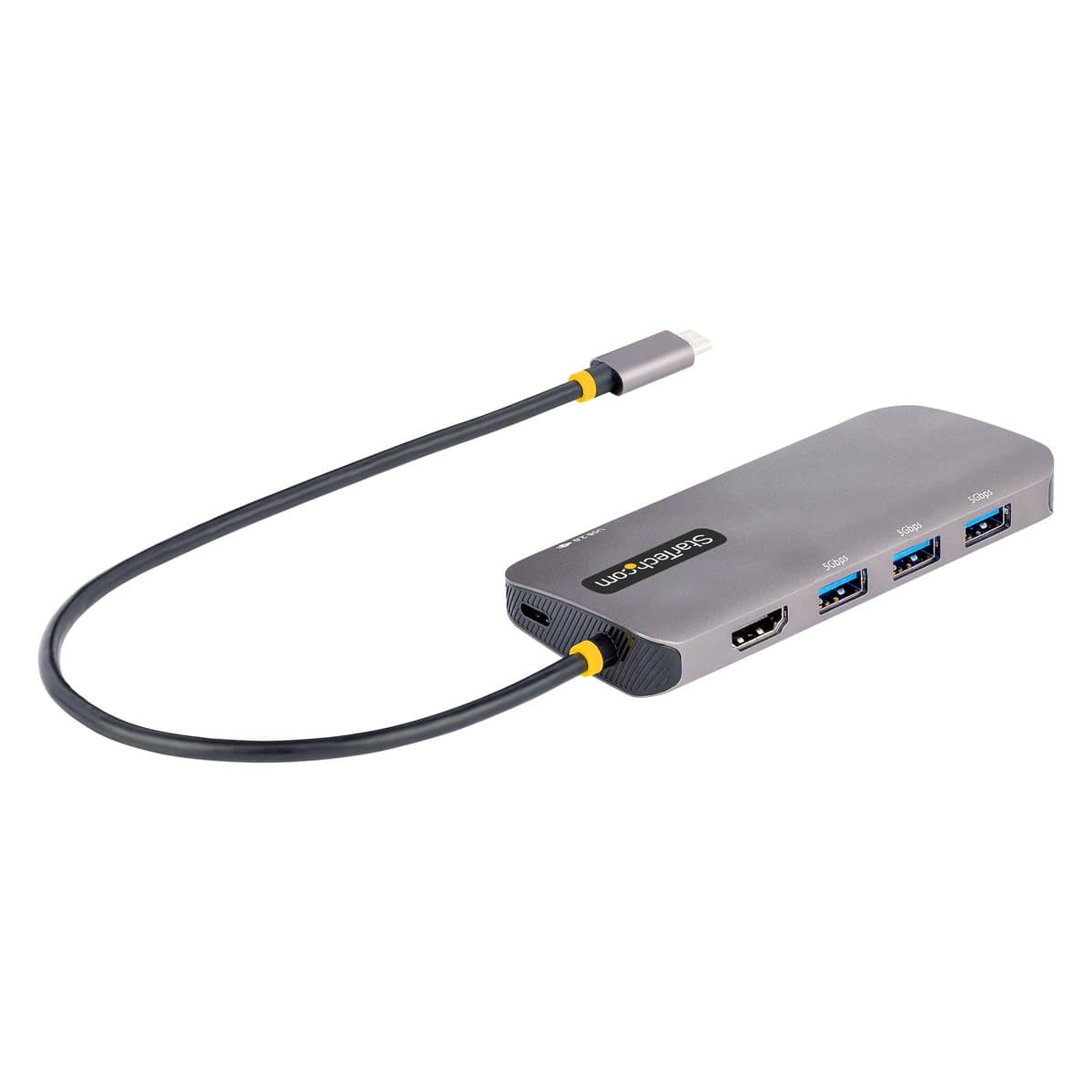 StarTech USB-C Multiport Adapter, 4K 60Hz HDMI, 3x USB 5Gbps, 100W PD, Gigabit Ethernet