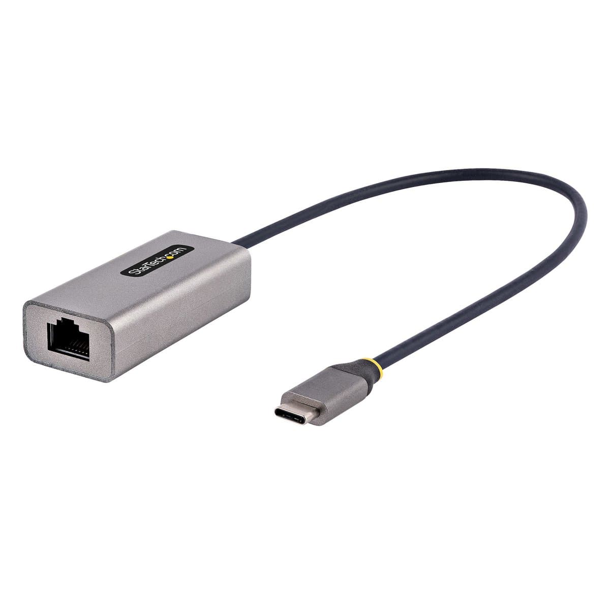 StarTech USB-C to Gigabit Ethernet Adapter, 10/100/1000 Mbps, RJ45, 12in Attached Cable