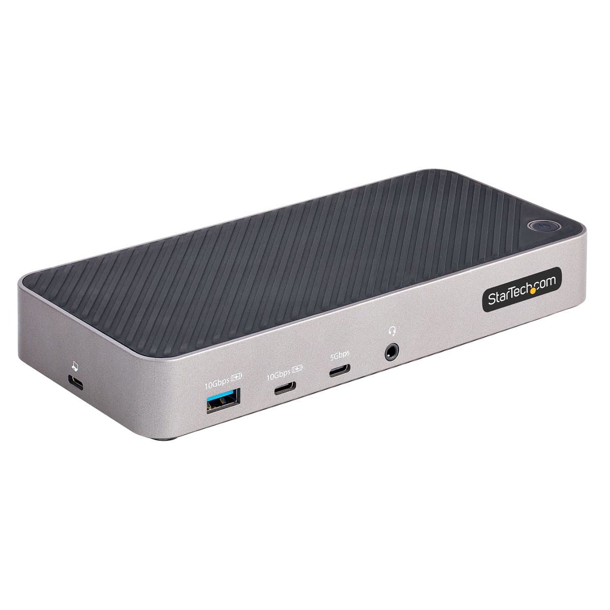StarTech USB-C Triple Monitor Dock, 4K HDMI/DP, 100W Charging, Gigabit Ethernet