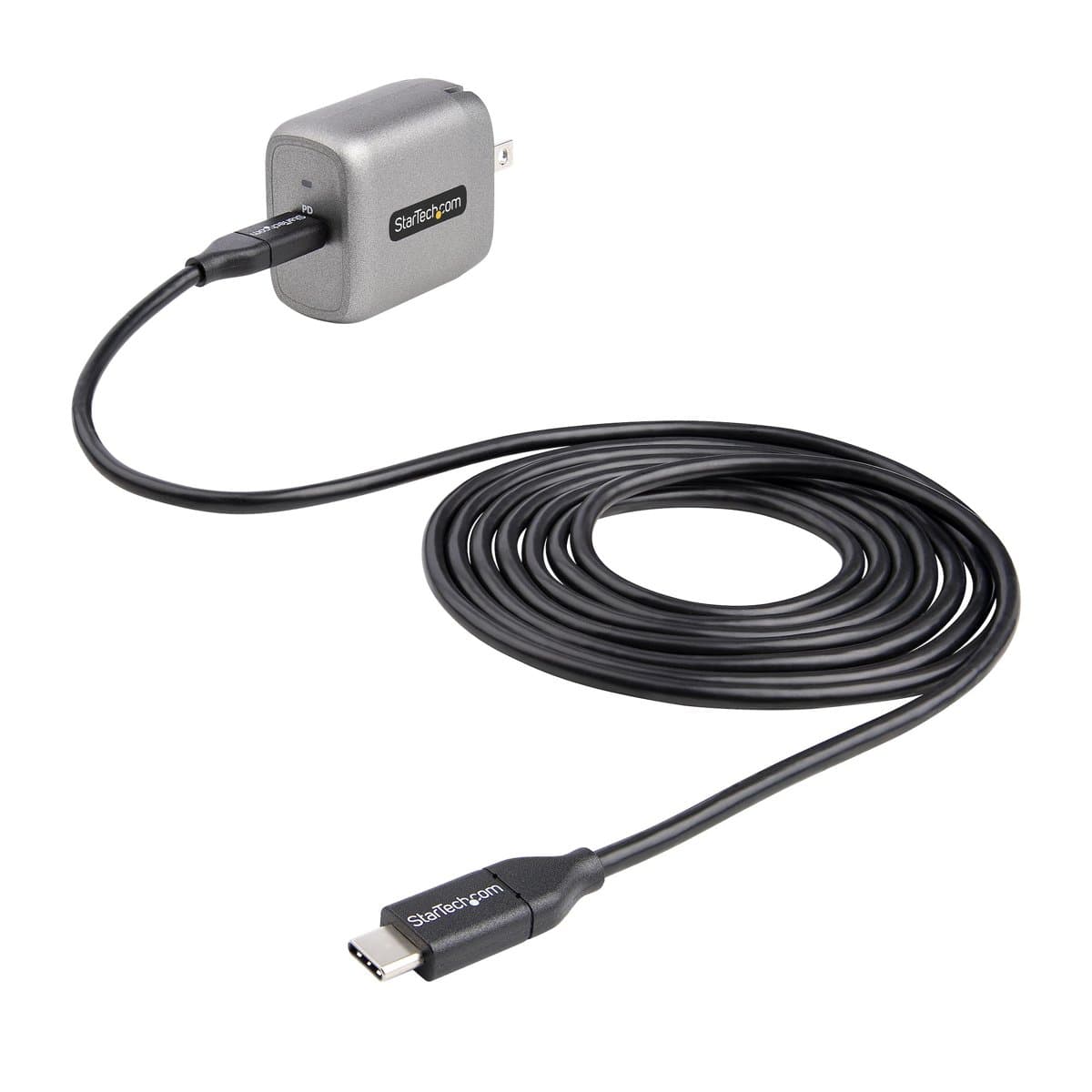 StarTech 30W USB-C Wall Charger, GaN Portable Adapter, Power Delivery 3.0, 20V Output