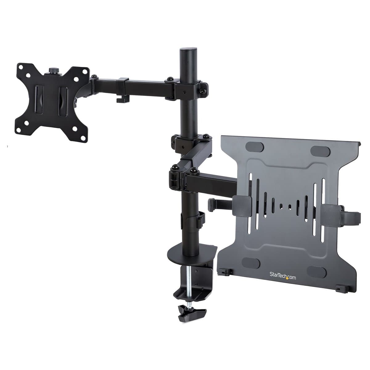 StarTech.com Monitor Arm Laptop Desk Tray Ergonomic Vesa Mount Display Stand