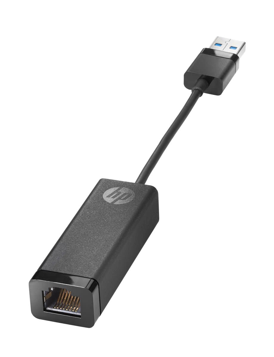 HP USB 3.0 Gigabit RJ45 Adapter G2, 10/100/1000 Mbps, Black