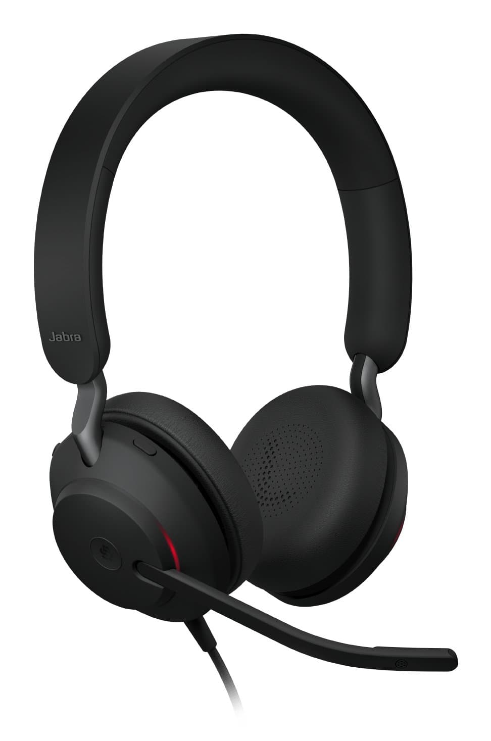 Jabra Evolve2 40 SE UC Stereo, Wired USB-C/USB-A Headset, UC-Certified, Black