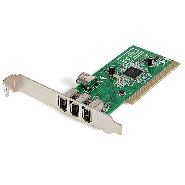 StarTech 4-Port PCI 1394a FireWire Adapter, 3 External 1 Internal, 0.4 Gbps