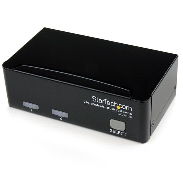 StarTech SV231SUB, Professional USB KVM Switch, 2 Port, 1920×1440