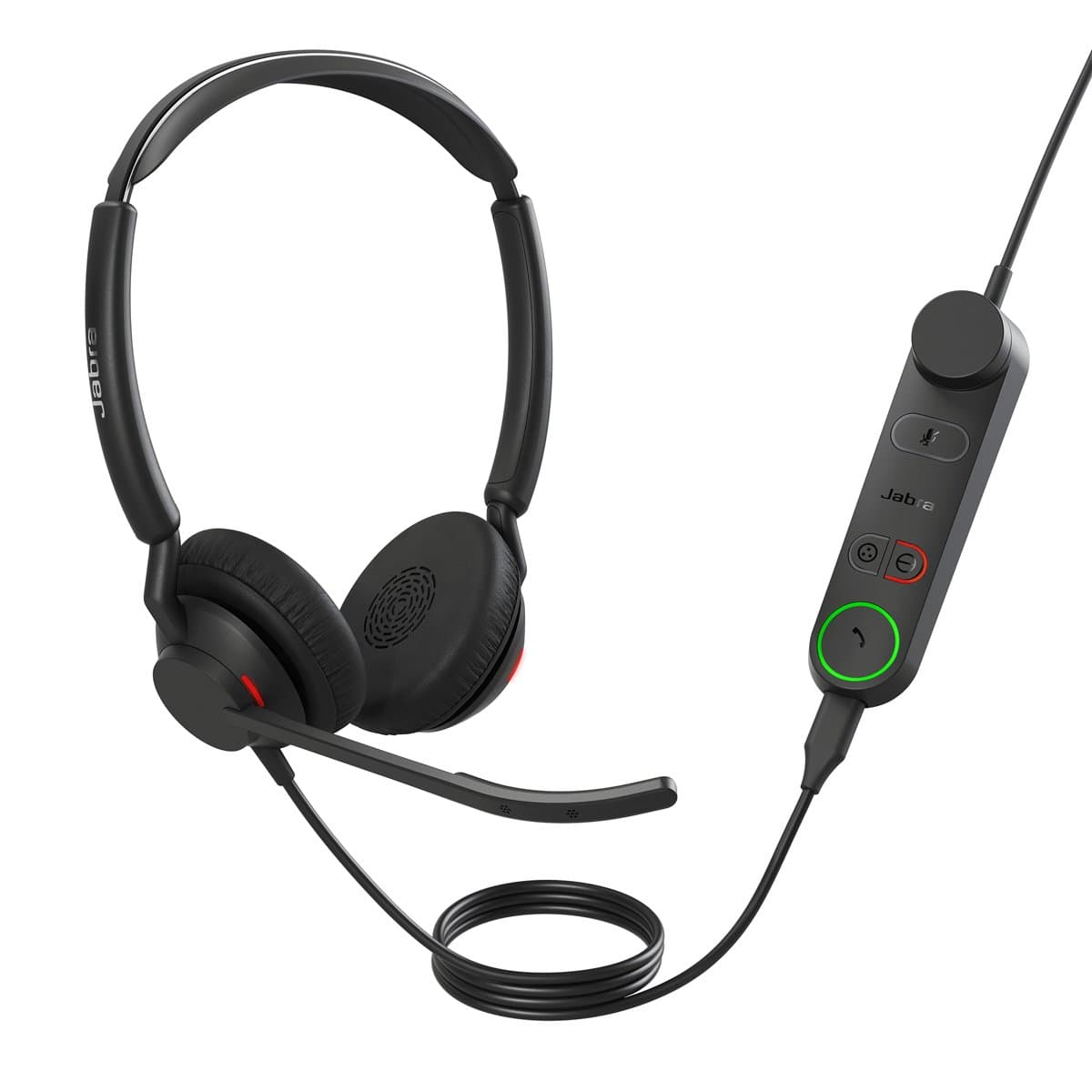 Jabra Engage 50 II Link USB-A UC, Wired Stereo Headset, 3 Microphones, 65g