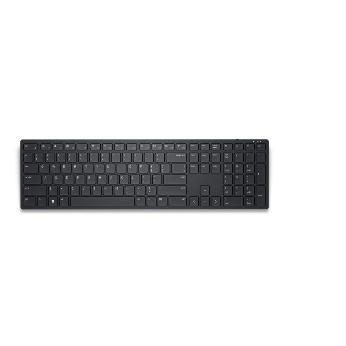Dell KB500, Full-Size Wireless Keyboard, RF Wireless, Plunger Switches
