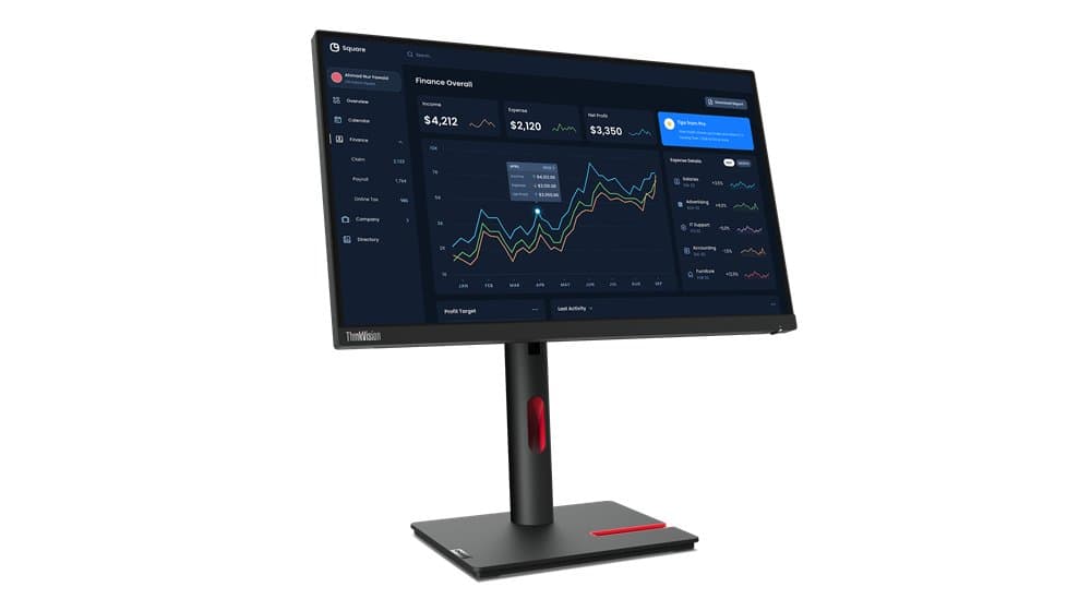 Lenovo ThinkVision T22i-30, Full HD Monitor, 21.5", 1920×1080, 6ms