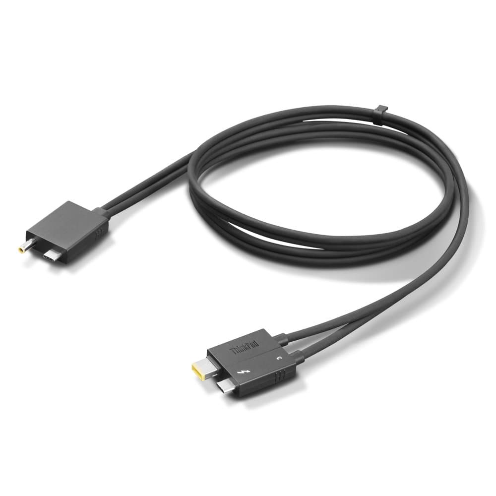 Lenovo Thunderbolt 4 Workstation Dock Split Cable, 0.7 m, 40 Gbps, Male-Male
