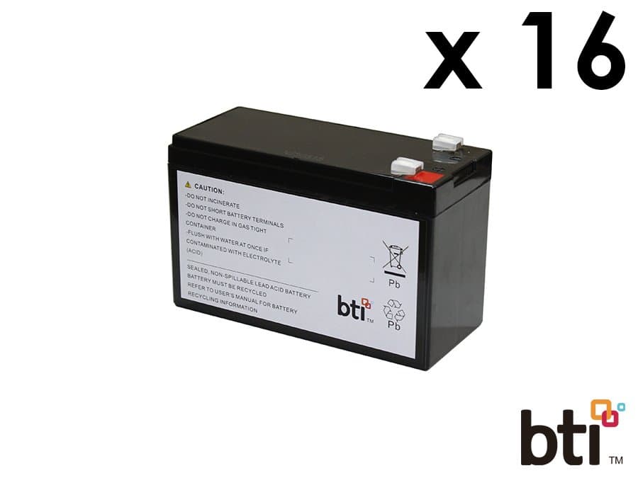 Battery Technology SP12-9-T2-16PK-BTI, 12V 9Ah, Lead Acid, T2/F2 Terminal