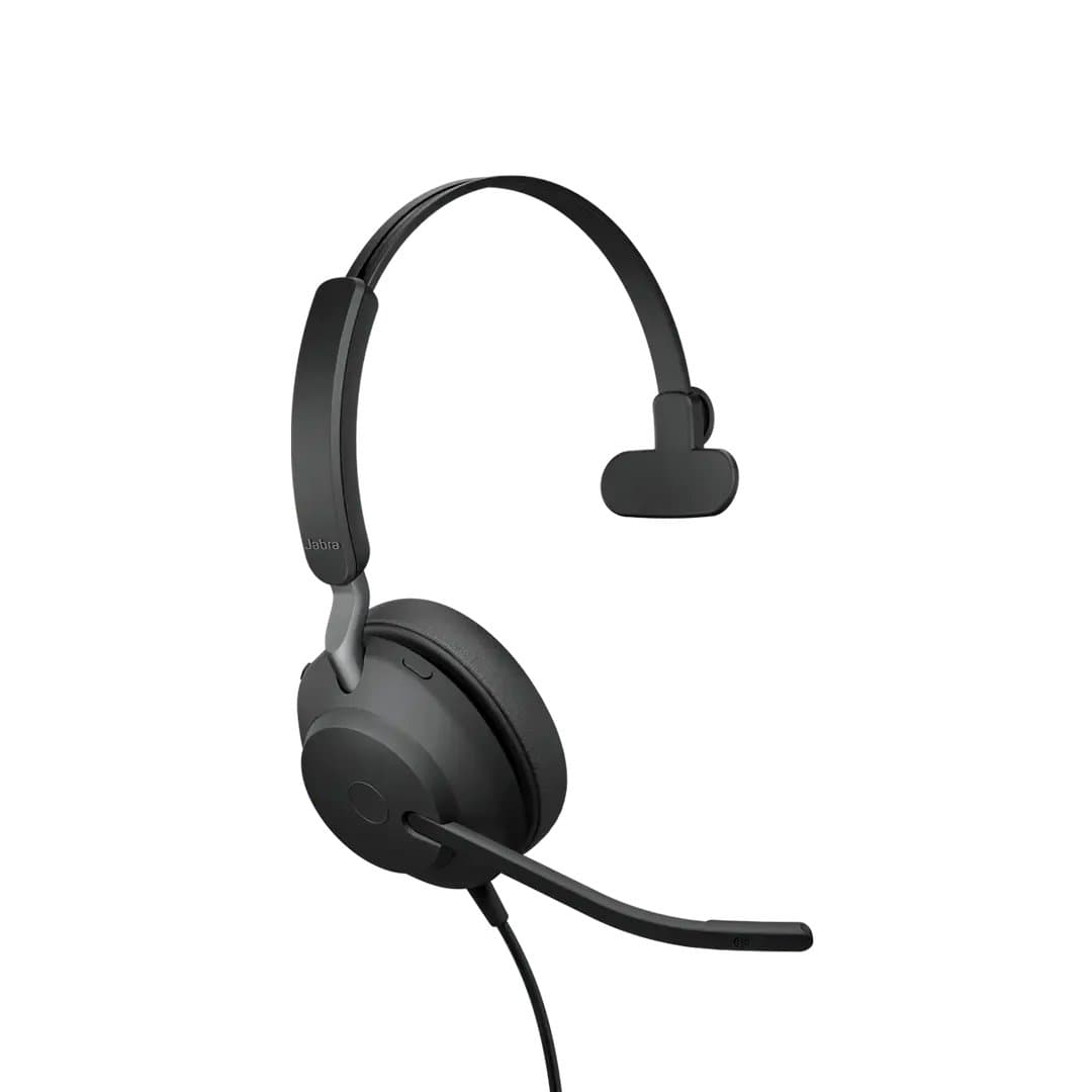 Jabra Evolve2 40 SE, Wired Mono Headset, Passive Noise Isolation, 20–20 kHz