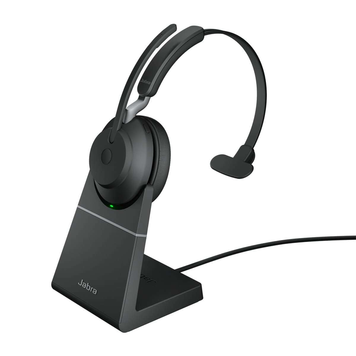 Jabra Evolve2 65 Link390a UC Mono Stand, Bluetooth, 20–20000 Hz, Black