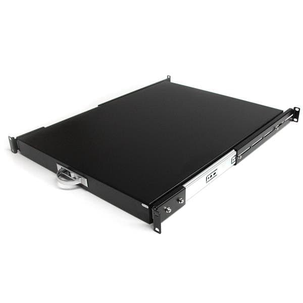 StarTech SLIDESHELFD, 1U Server Rack Shelf, 22" Deep, 55 lbs Capacity