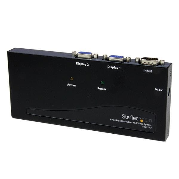 StarTech ST122PRO, VGA Video Splitter, 350 MHz, 2048×1536@80Hz