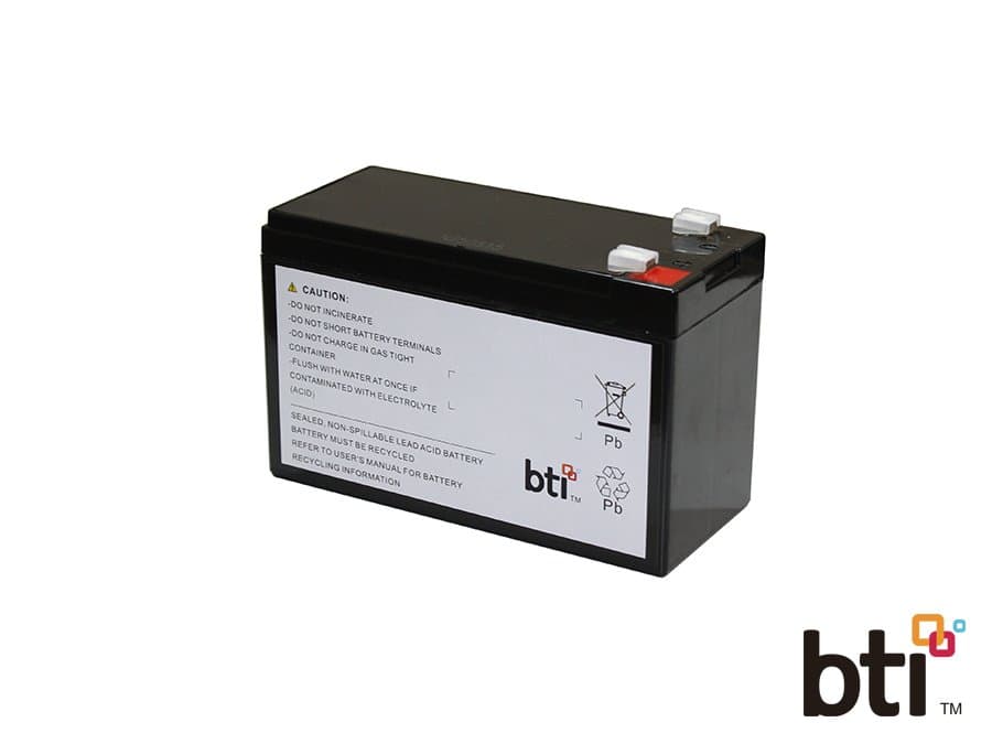 Battery Technology 12V 7.2Ah SLA UPS Battery, T2 Terminal