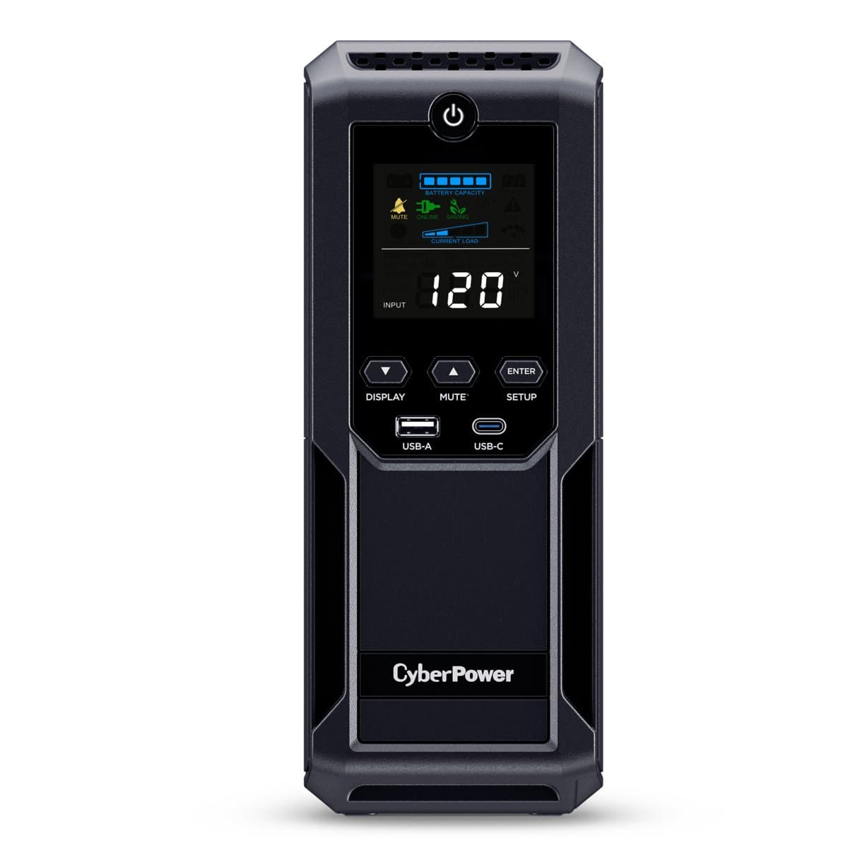 CyberPower CP1500AVRLCD3 UPS, 1500VA 900W, 12 NEMA 5-15R Outlets, Line-Interactive, LCD