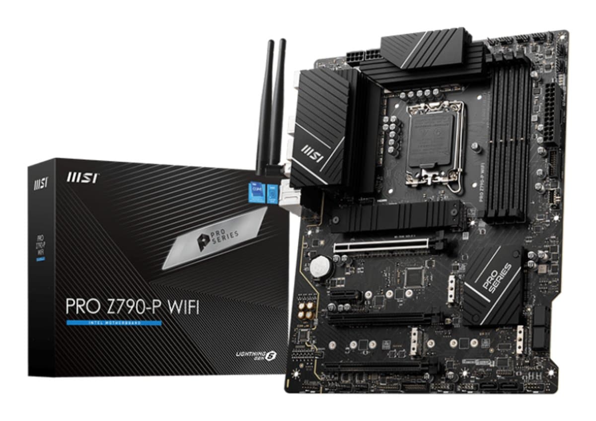 MSI PRO Z790-P WIFI, Intel Z790, LGA 1700, DDR5, 128GB, ATX