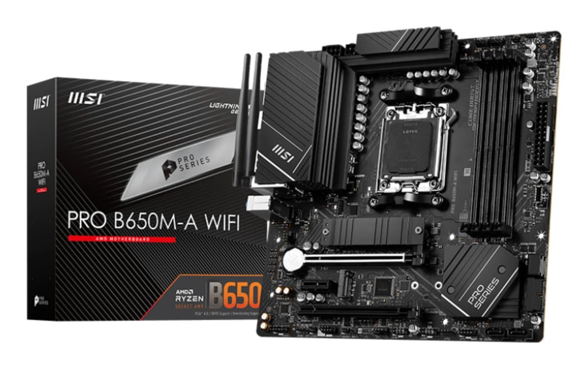MSI Pro B650m-A WiFi AMD B650 Ryzen 7000 DDR5 128GB