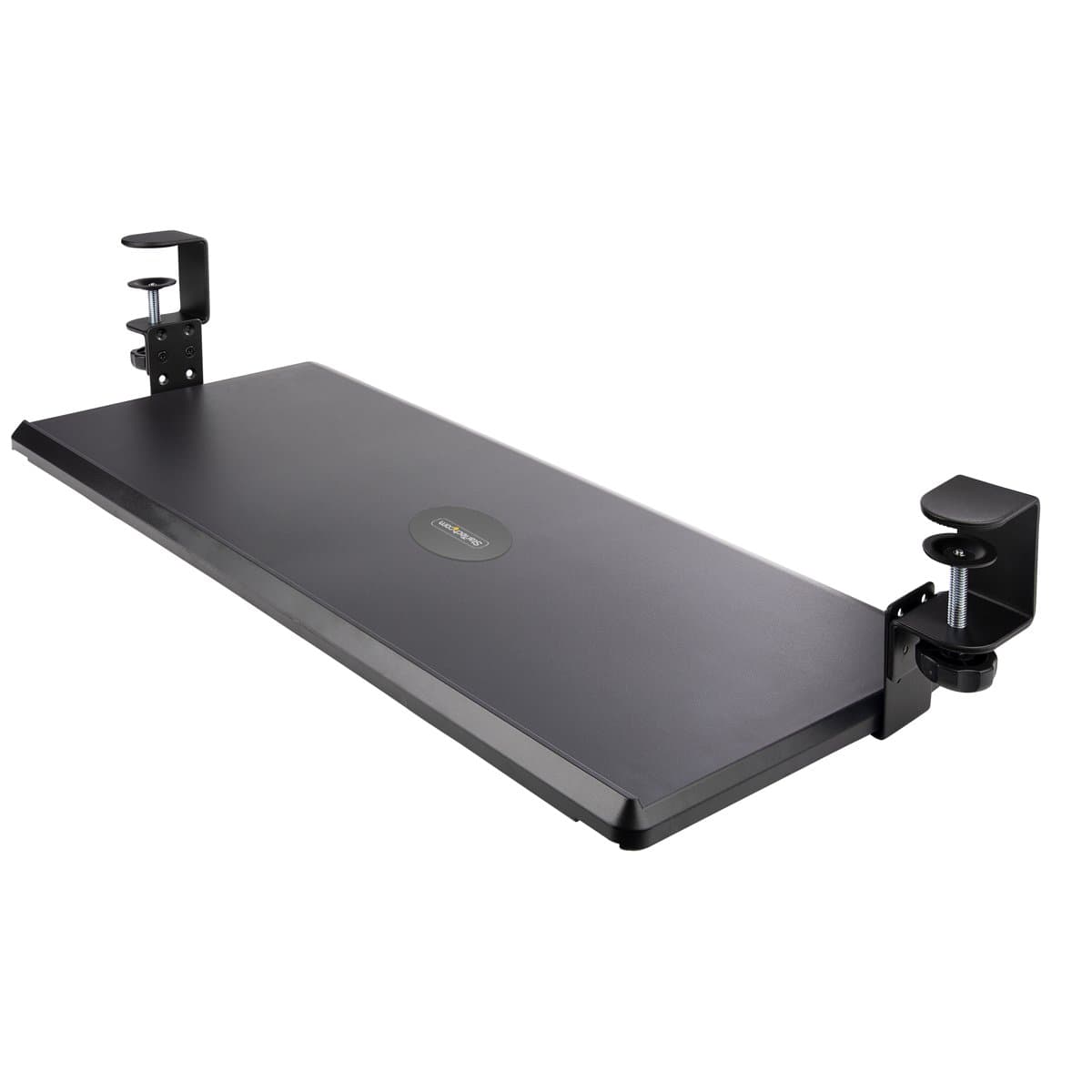 StarTech Under-Desk Keyboard Tray, 26.5 lb Capacity, 3 Height Positions, Clamp-on