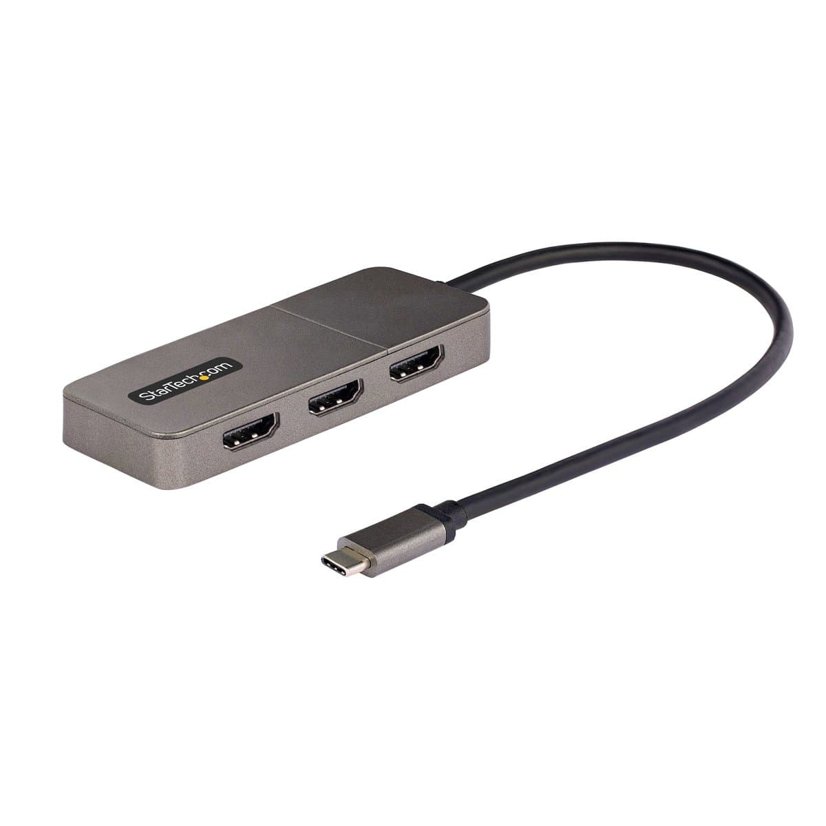StarTech 3-Port USB-C HDMI MST Hub, 4K 60Hz, DP 1.4, Windows