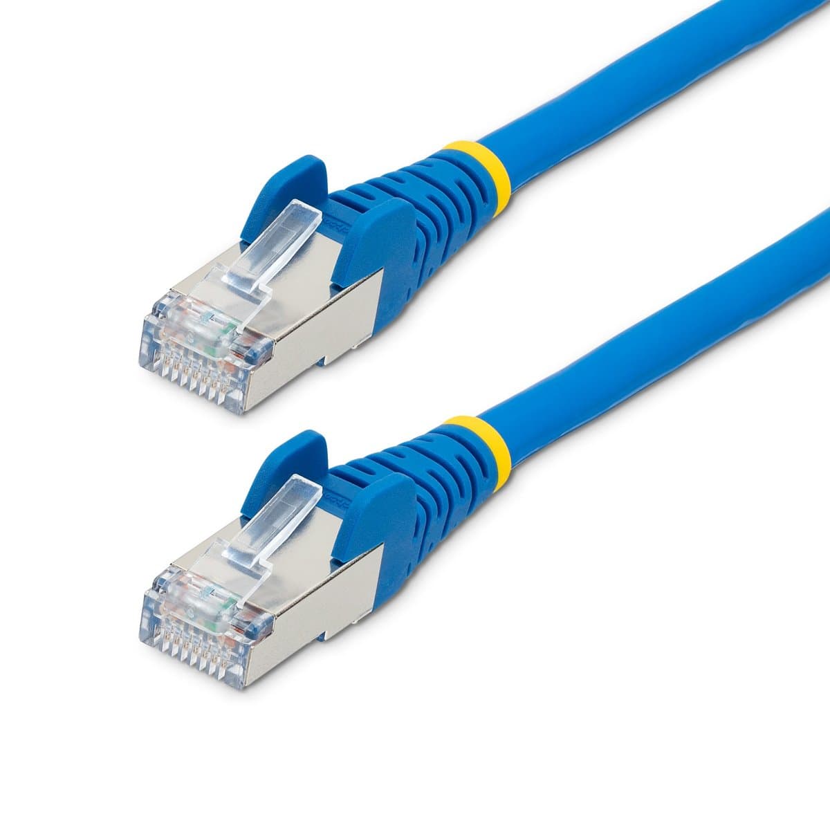StarTech CAT6a Ethernet Patch Cable, LSZH Blue, 6 ft, 10 Gbps
