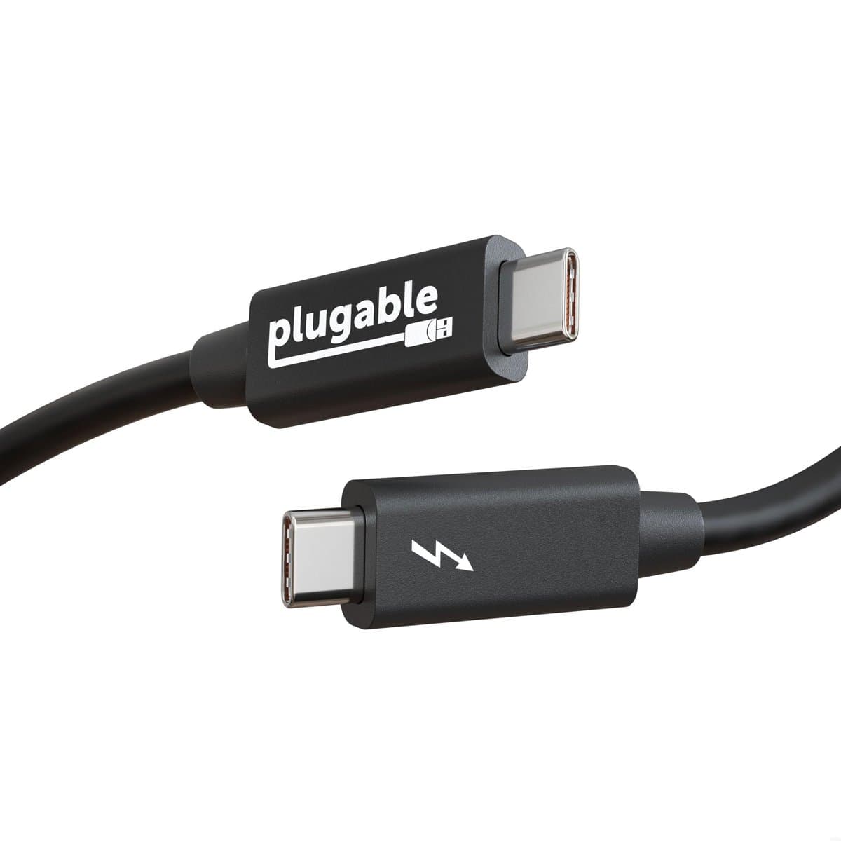 Plugable Windows Transfer Cable, Thunderbolt/USB4, 2m, 20 Gbps, Male-Male