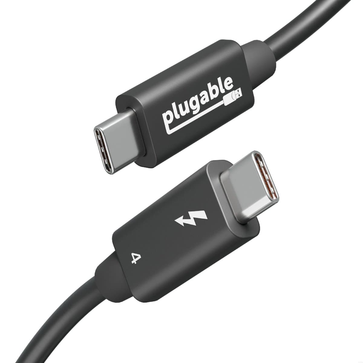 Plugable Thunderbolt 4 Cable, 1m, 40Gbps, 240W EPR, 8K Display