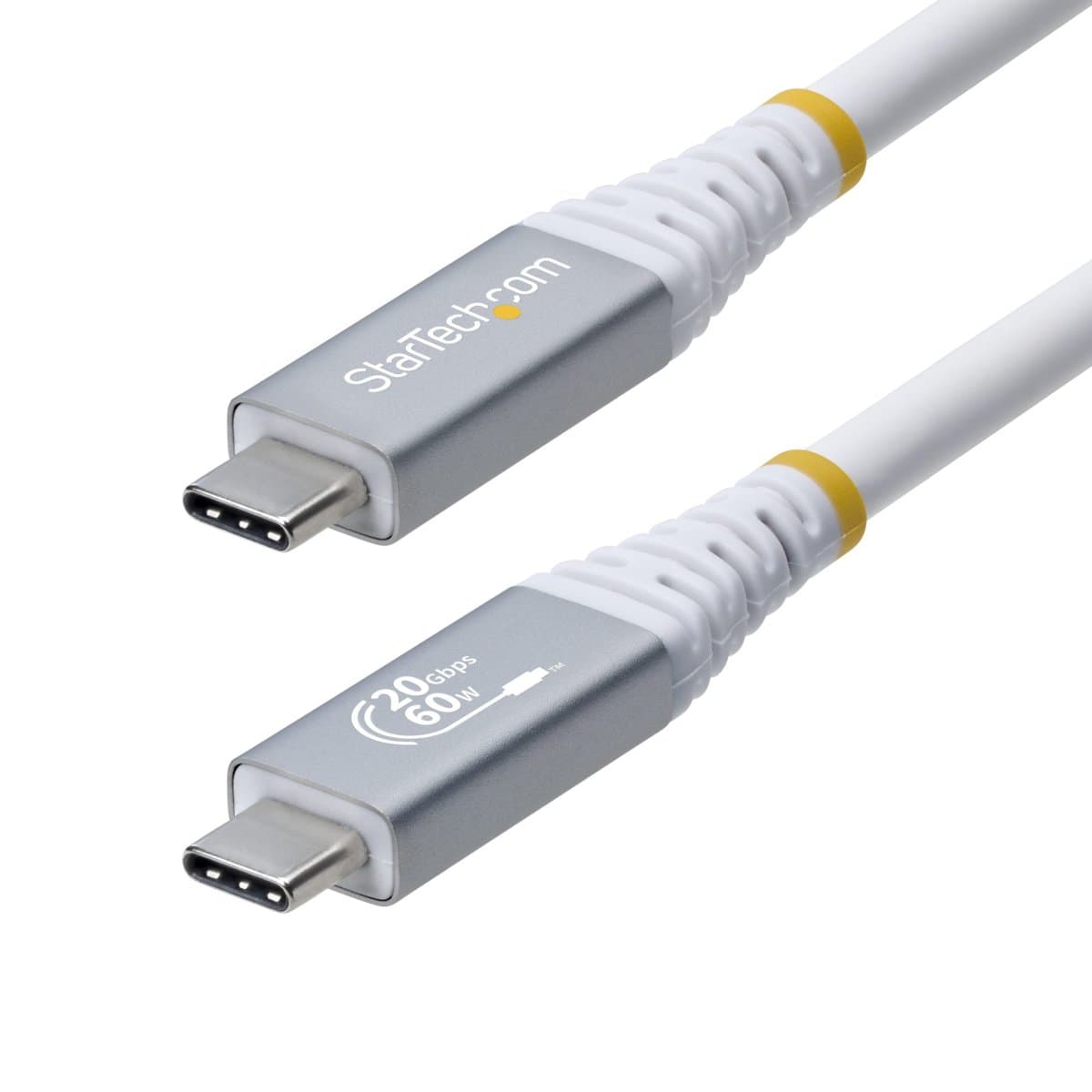 StarTech 10ft USB4 Cable, 20Gbps, 60W Power Delivery, 4K 120Hz DP 2.1, USB-IF Certified