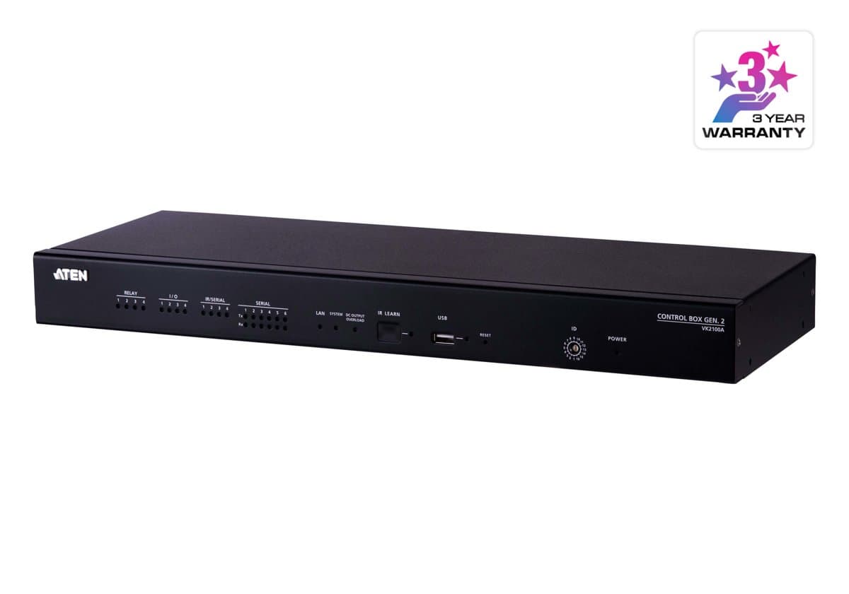 ATEN VK2100A Control Box, Quad-Core CPU, 1GB Memory, Gigabit LAN