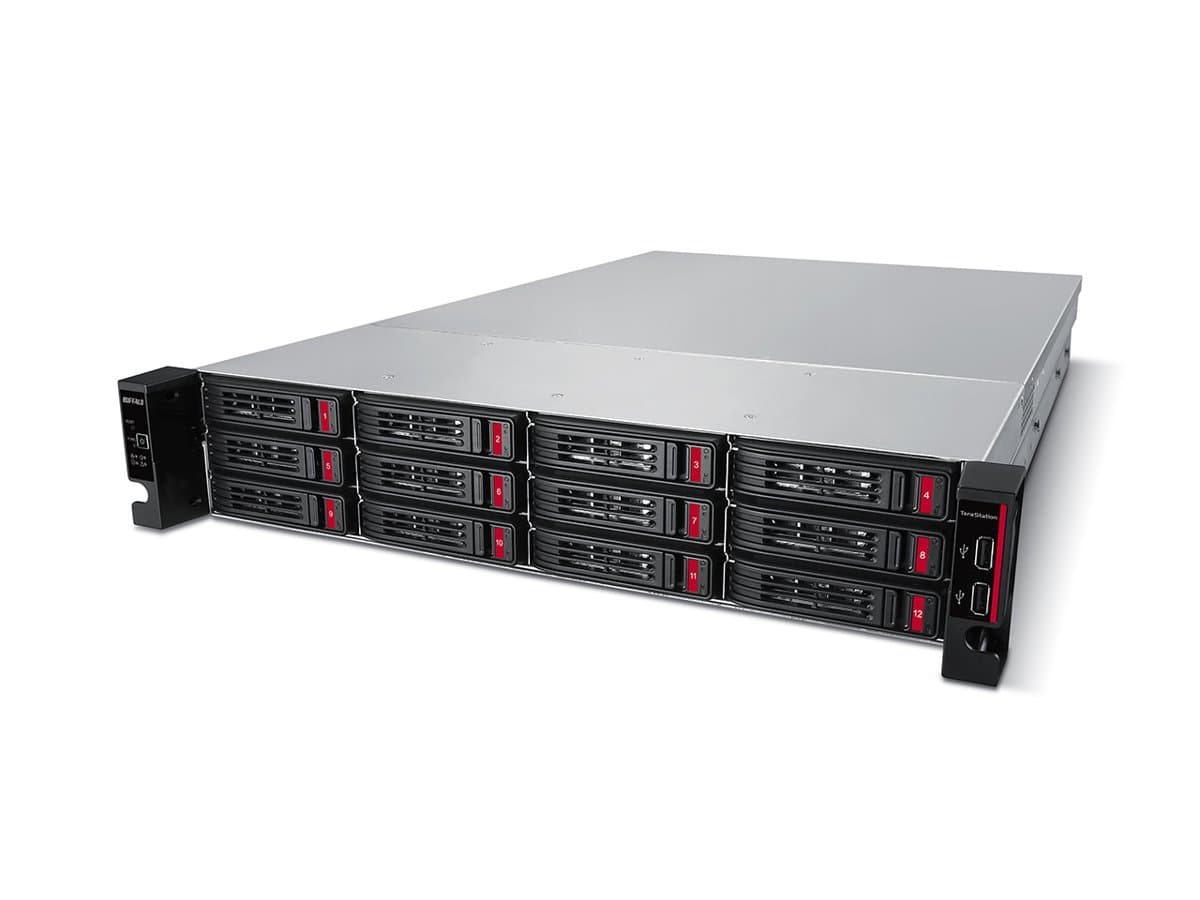 Buffalo TeraStation TS51220RH, 64TB NAS, 2U Rack, 16GB DDR4, 2x 10GbE
