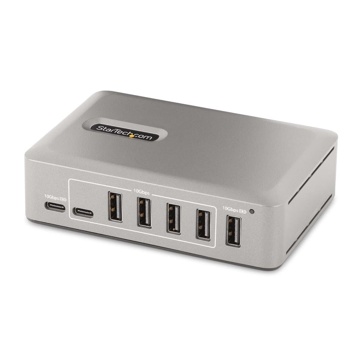 StarTech 10-Port USB-C Hub, 8× USB-A + 2× USB-C, 10Gbps, 65W PSU, Self-Powered