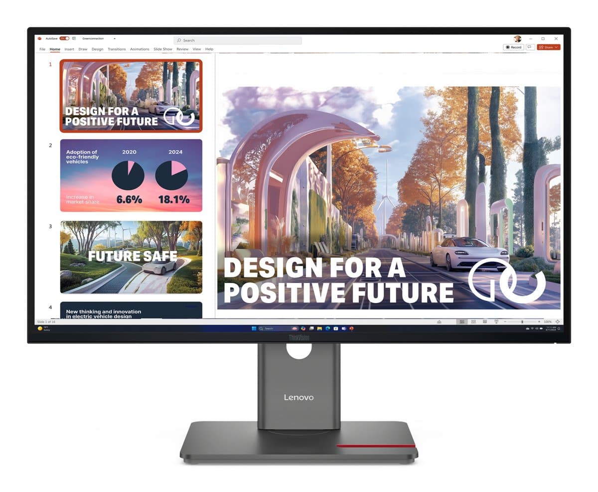 Lenovo ThinkVision P27QD-40, 27" Wide QHD, 2560×1440, 6ms, USB Hub